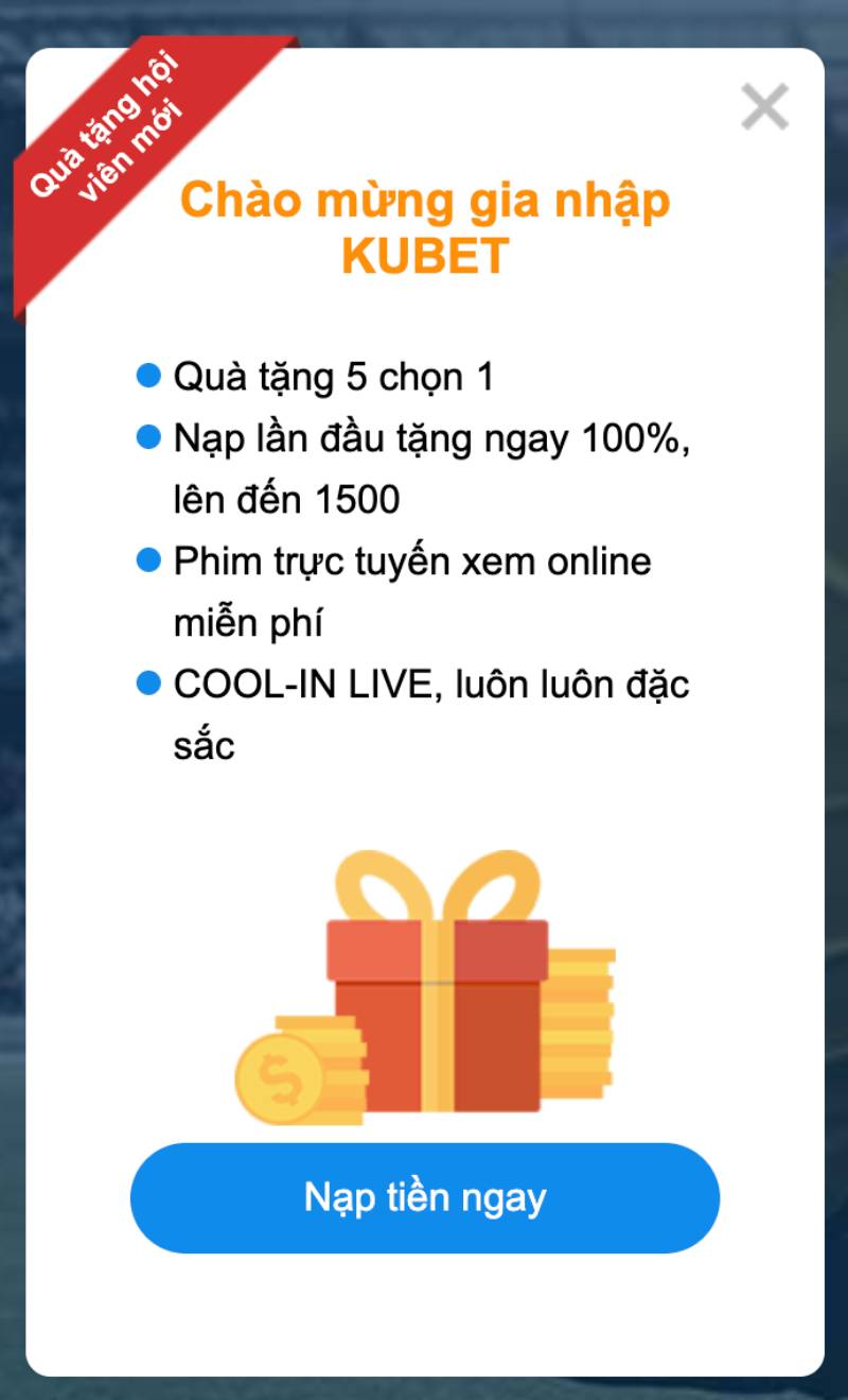 Ưu đãi dành cho thành viên mới